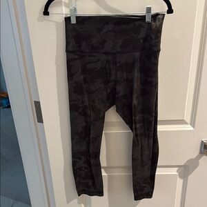 Green Camouflage Leggings